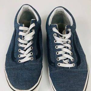 Mens Jean vans 9.5 women’s 11 tie up